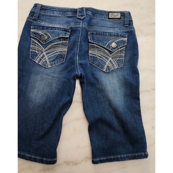 Earl Jeans Blue Five Pockets Denim Relaxed Fit Pullover Men's Shorts Size 5 - Picture 2 of 9